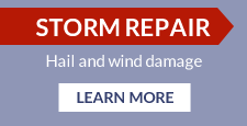 Storm Repair: Hail and wind damage - Learn More
